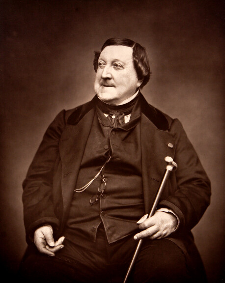Gioachino Rossini nel 1865