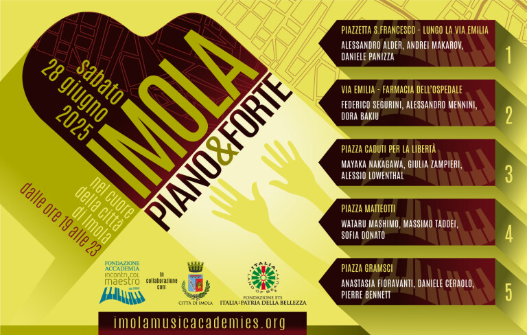 Luoghi e pianisti di Imola Piano e Forte 2025
