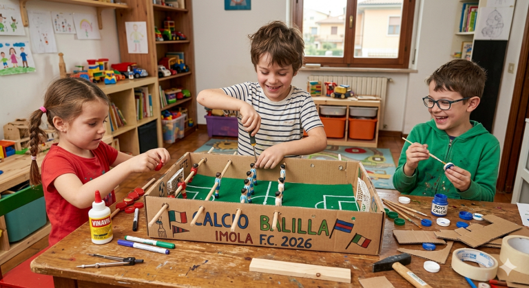 immagine di Costruisci il tuo calcio balilla!