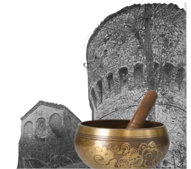 copertina di Passi, suoni e sculture alla pieve