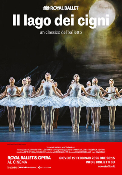 Locandina del balletto "Il lago dei cigni"