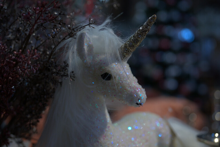 copertina di White unicorns