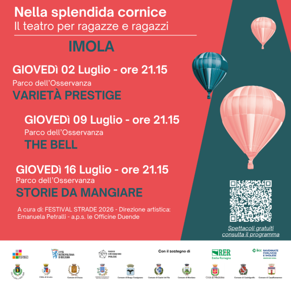 Lo spettacolo fa parte della rassegna Nella Splendida Cornice