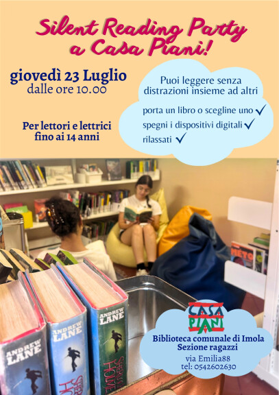 immagine di SILENT READING PARTY A CASA PIANI
