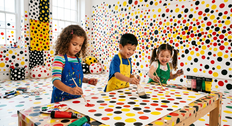 copertina di Yayoi Kusama: un mondo a pois