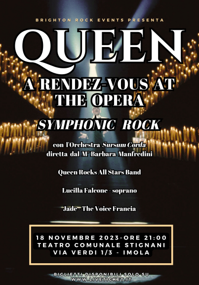 Locandina Queen A rendez vous At The Opera – Symphonic Rock