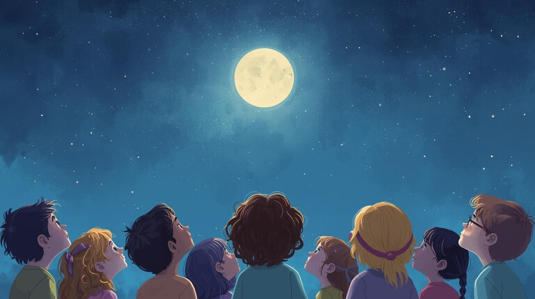 immagine di Osservare la luna