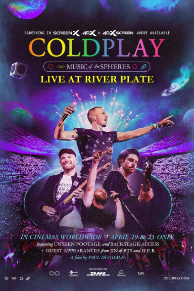 Locandina live Coldplay
