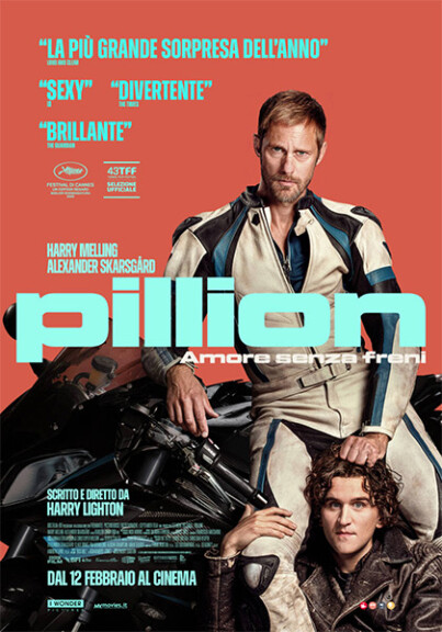 Locandina del film "Pillion - Amore senza freni"