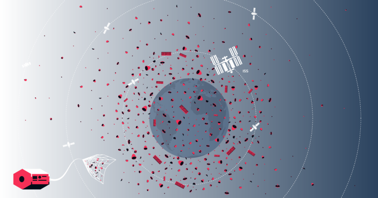 copertina di 2001: Odissea fra numeri e rifiuti spaziali