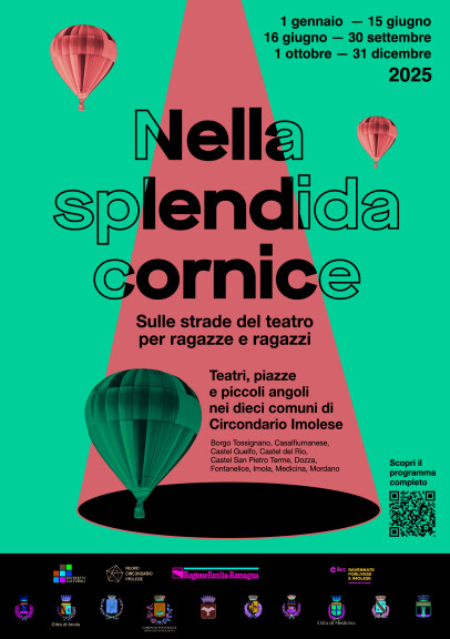 Volantino della rassegna "Nella splendida cornice"