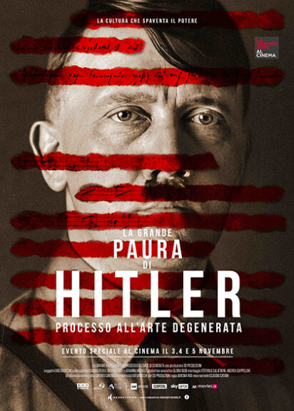 Locandina del film "La grande paura di Hitler - Processo all'arte degenerata"