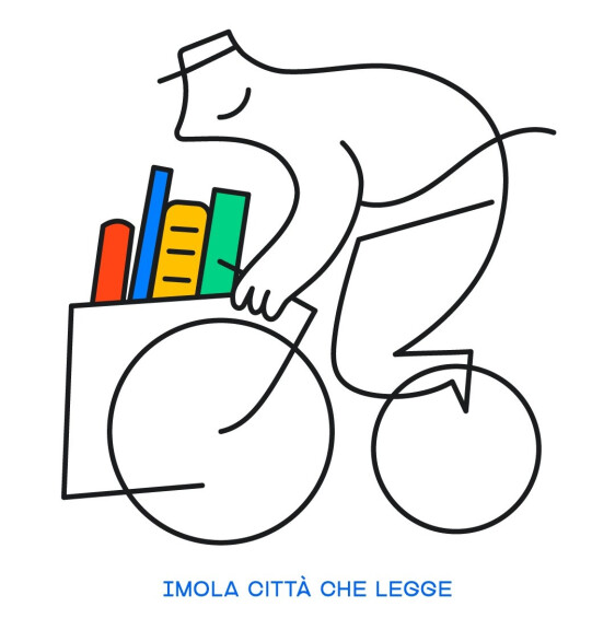 copertina di La biblioteca a pedali
