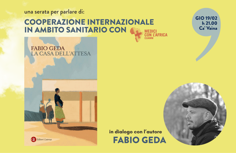 immagine di Cooperazione internazionale in ambito sanitario con CUAMM e l'autore Fabio Geda