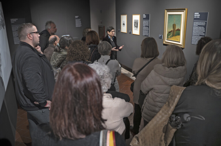 copertina di Visite guidate alla mostra "In bella mostra. Doni d’arte alle collezioni civiche"