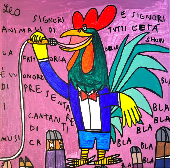 Leonardo Ottoni - Lo show nella fattoria. Il gallo presentatore