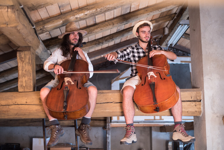 copertina di The barock side of the cello 