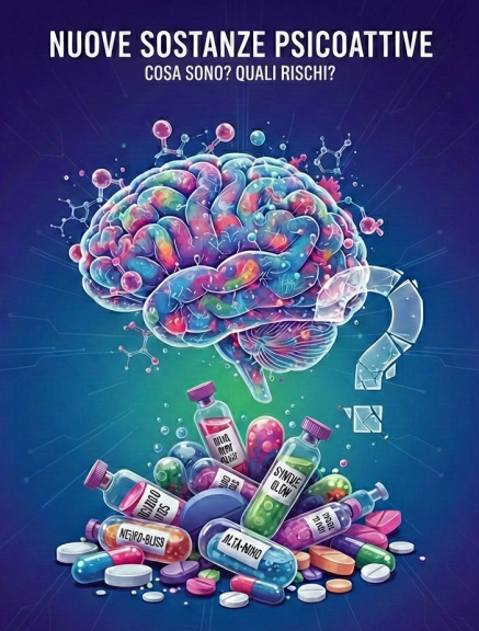 copertina di NUOVE SOSTANZE PSICOATTIVE: UNA SFIDA EMERGENTE 