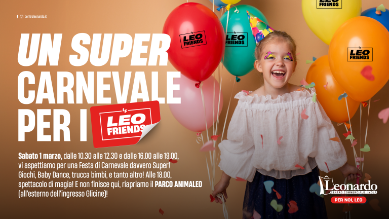 copertina di Carnevale al Centro Commerciale Leonardo